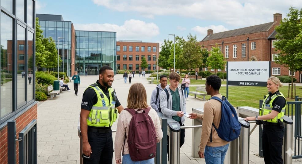 Professional security officer at an educational institution